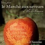 Marché fermier et marquage de pommes à Montreuil sous bois