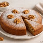 Gâteau aux noix sans gluten ni lactose
