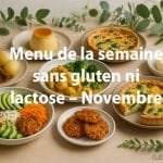 Menu de la semaine sans gluten ni lactose – Novembre