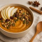 Smoothie bowl d’automne sans gluten ni lactose