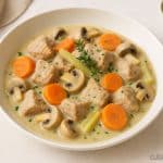 Blanquette de veau facile et légère sans gluten ni lactose