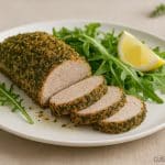 Filet mignon en croûte d’herbes et sarrasin sans gluten ni lactose