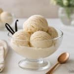Glace sans lactose à la vanille