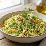Salade croquante de chou chinois et son pesto de persil à l'amande