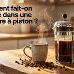 Comment fait-on du café dans une cafetière à piston ?